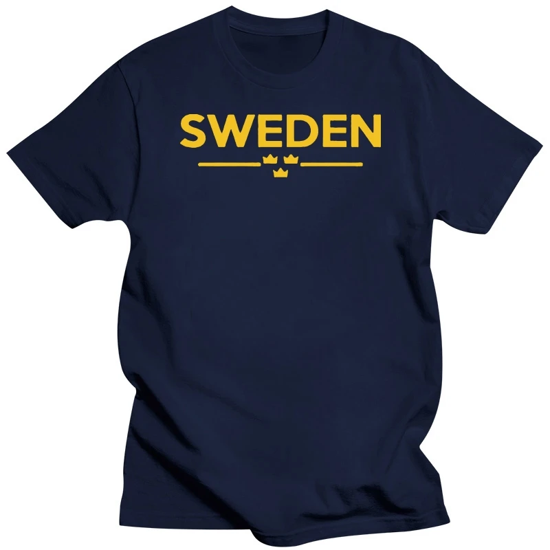 SWEDEN TRE KRONOR vintage bornmade in Sverige Stockholm native T-shirt S-5XL