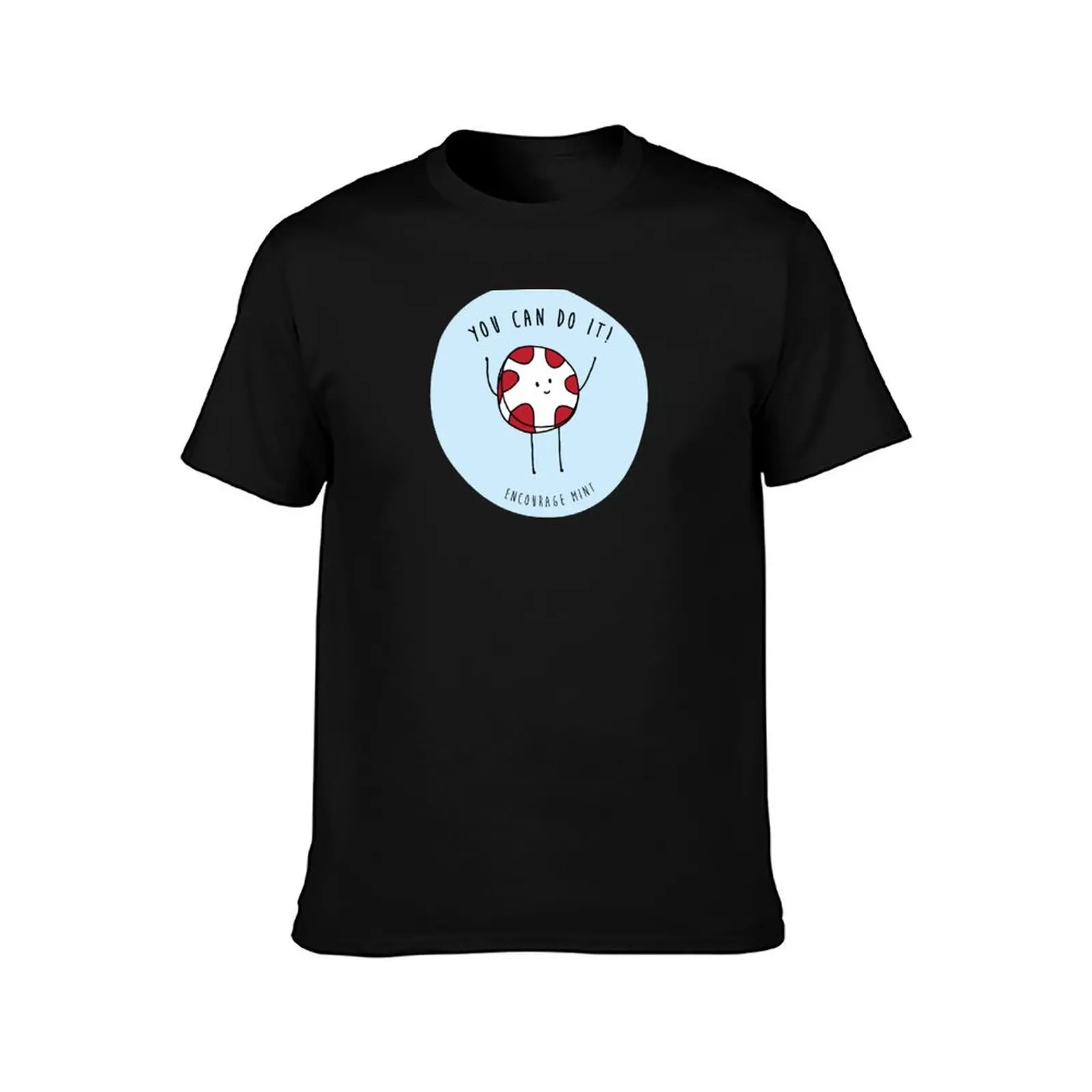 encourage mint T-Shirt Modern Print Casual T-Shirt
