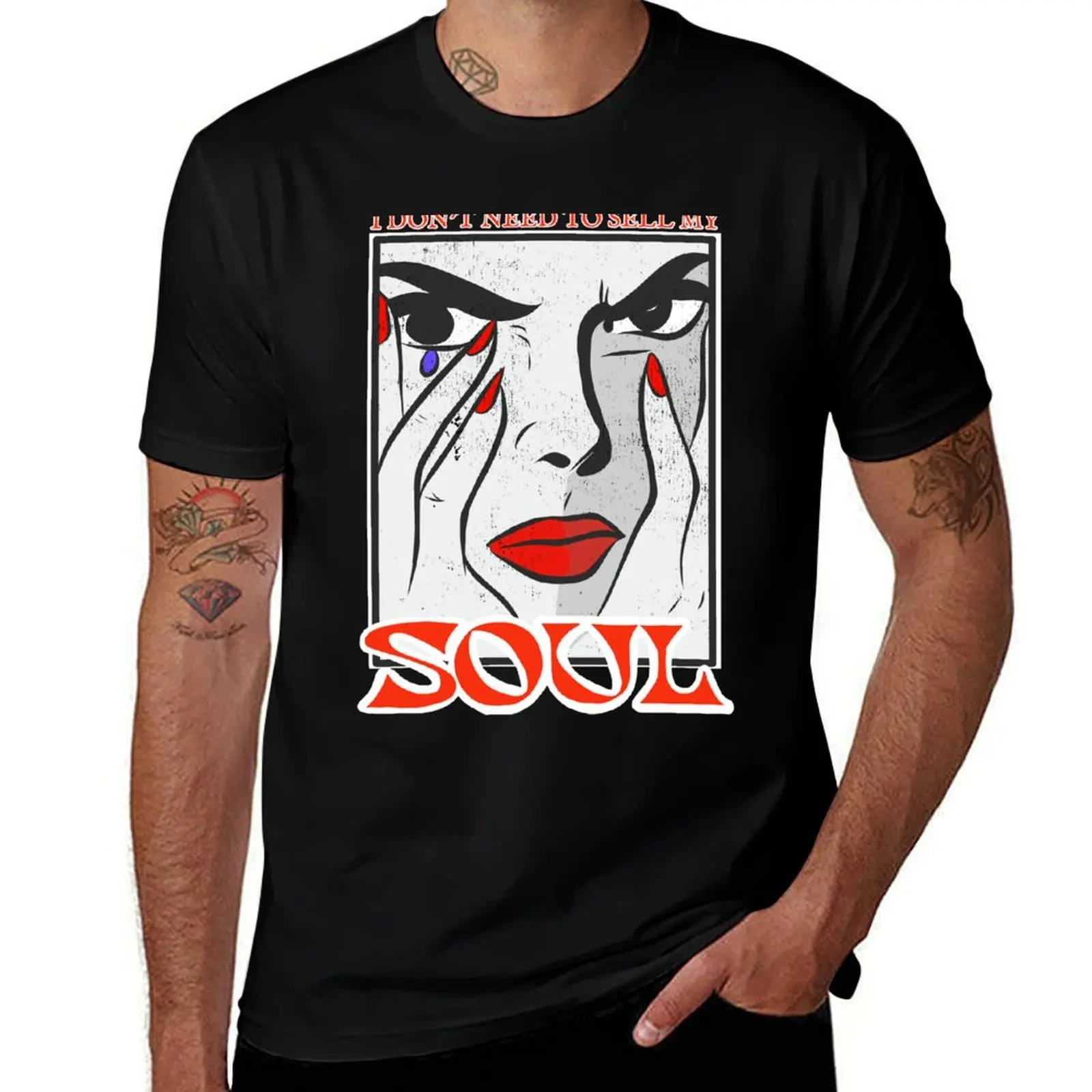 I don't need to sell my soul T-Shirt Casual Loose Fit Short Sleeve T-Shirt