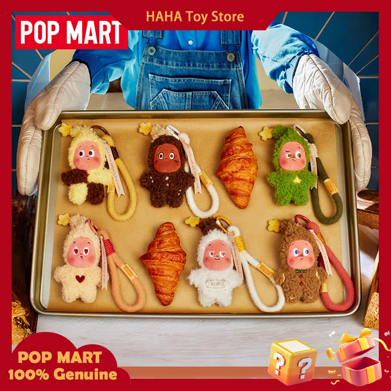Popmart Twinkle Twinkle Savor The Moment Series galletas recién horneadas caja ciega figura Kawaii colgante de felpa regalo de Navidad para niños