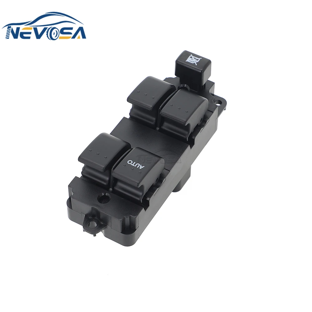 NEVOSA BN8F-66-350A Power Window Regulator Control Switch For 2004 2005 2006 2007 2008 2009 Mazda 3 GS Front Left LHD BN8F66350A