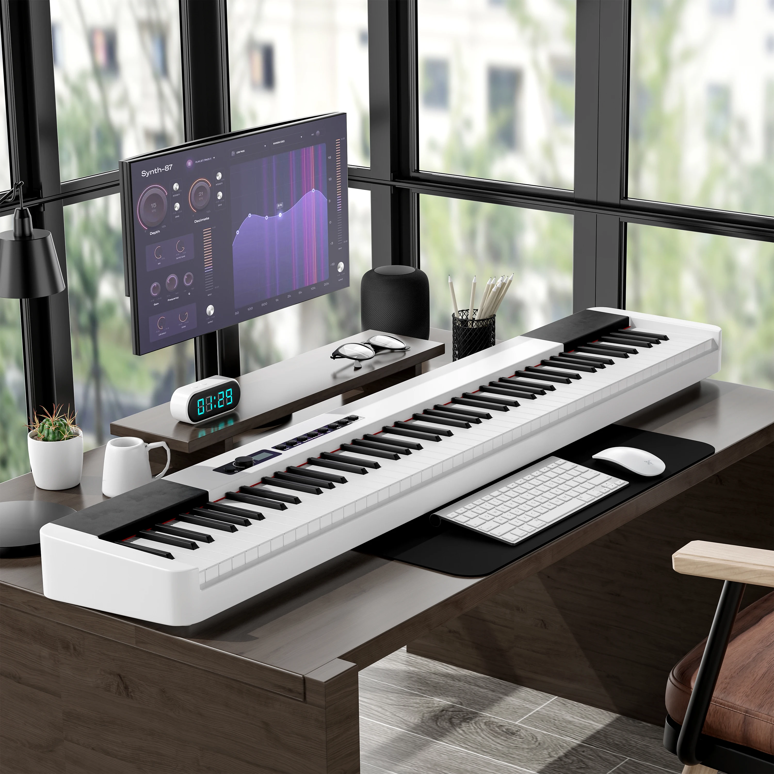 Piano Digital ponderado de 88 teclas, teclado musical, Piano profesional, instrumentos de teclado Digital, Piano