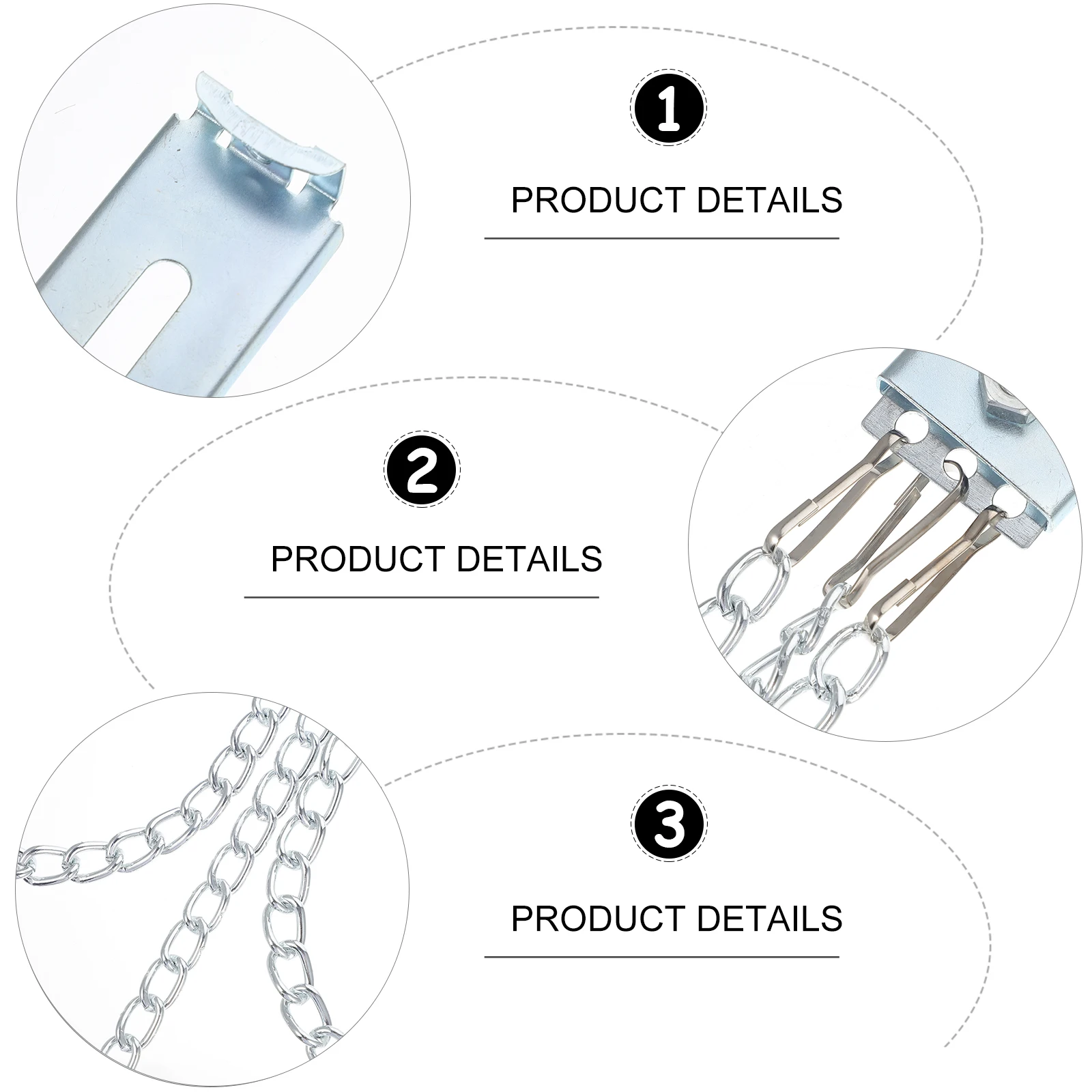 

2Pcs Car Static Belt AntiStatic Chain Vehicle Electrostatic Strip Metal Electricity Galvanized Iron Tin Plating Strong