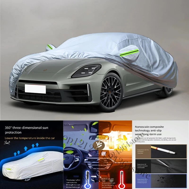 For Porsche Paramera Car cover Exterior Car Cover Outdoor Protection Full Car Covers Waterproof