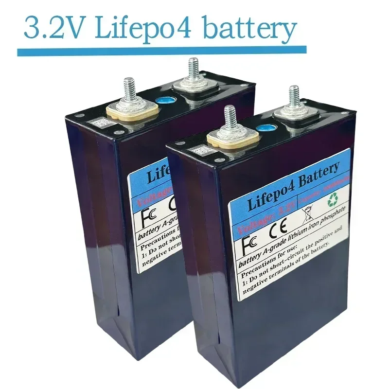 2024 100% New 3.2V 280AH LiFePO4 solar rechargeable battery Solar Energy DIY lithium battery pack household power 12V