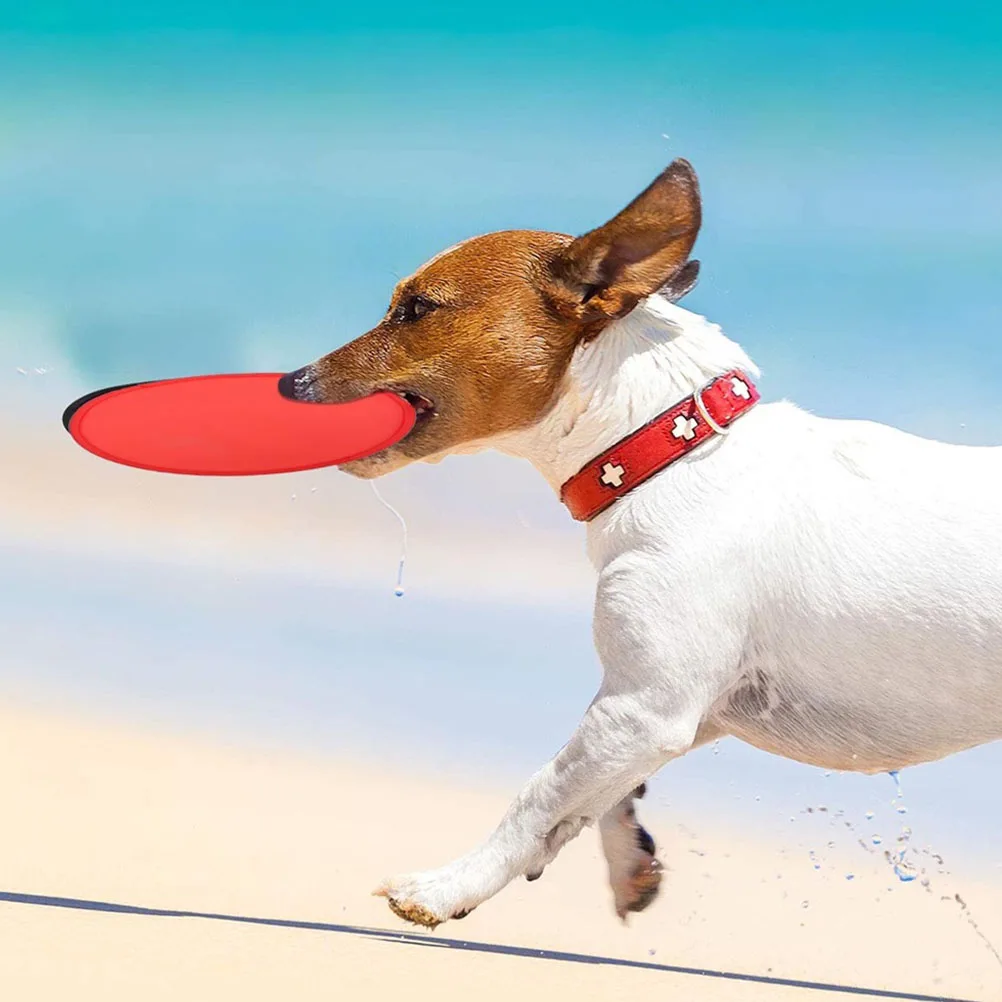 15 Pcs Folding Fan Polyester Flying Discs Outdoor Toys Fans Disks Puppy