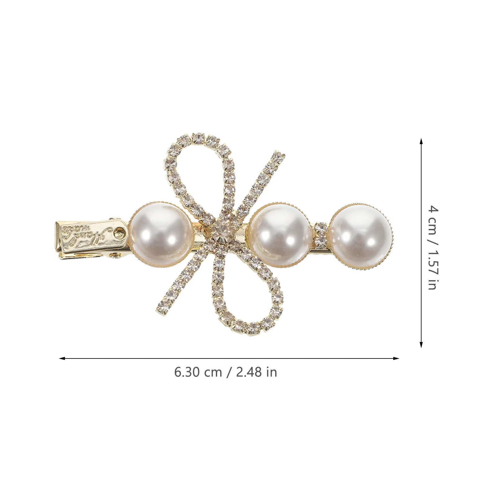 

Hair Barrettes Pearl Clip Girls Accessories Hairpin Clips Miss Gems Rhinestones