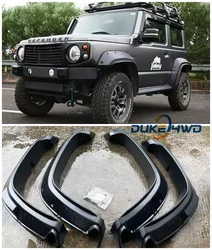 Car Fender Flares Arch Wheel Eyebrow Protector Mudguard Sticker for Suzuki Jimny Jb74 2019-2022 JB23 JB33 JB43 2007-2017 Jb