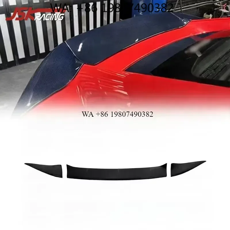 Wmwmnu Dry Carbon Fiber Rear Trunk Lid Spoiler Duckbill Wing for 812 2017-2020 Mans Style Tail Wing Auto Body Kit