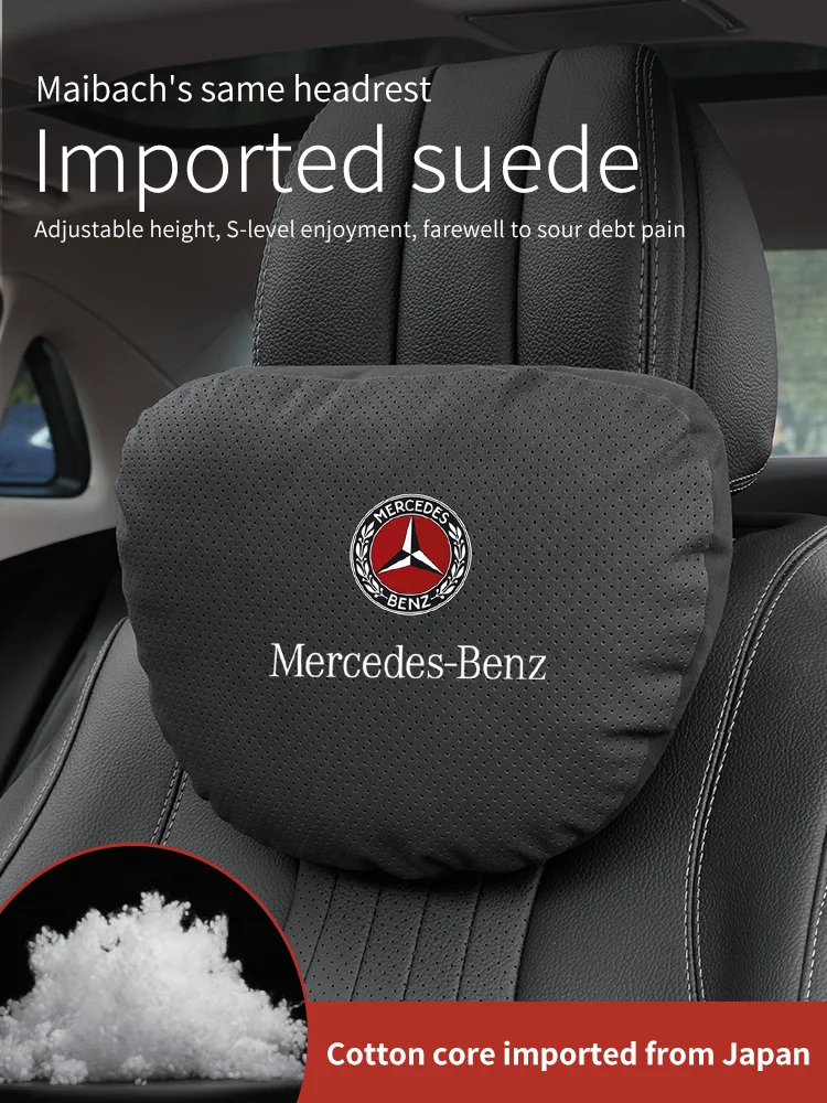 

Car Headrest Neck Support Mercedes Benz A C E S R V Class ML CLA CLS SLK GLA GLC GLS GLK Sprinter Vito Seat Waist Cushion Pillow
