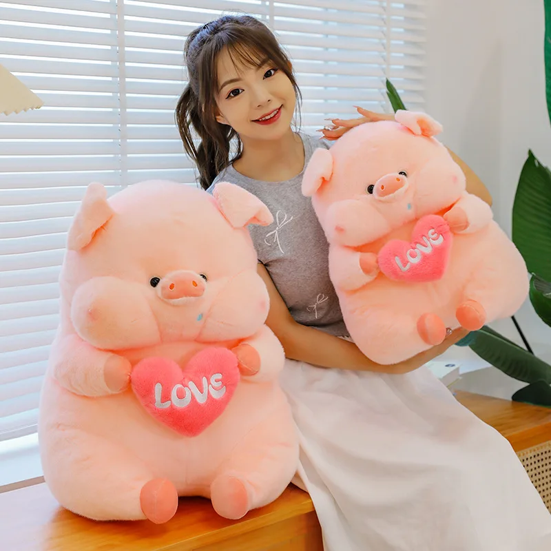 23cm Kawaii Pig Plush Toys Pillow Cartoon Lovely Pig Plush Doll Soft Stuffed Animals Doll Cushion Birthday Gift For Girlfriend