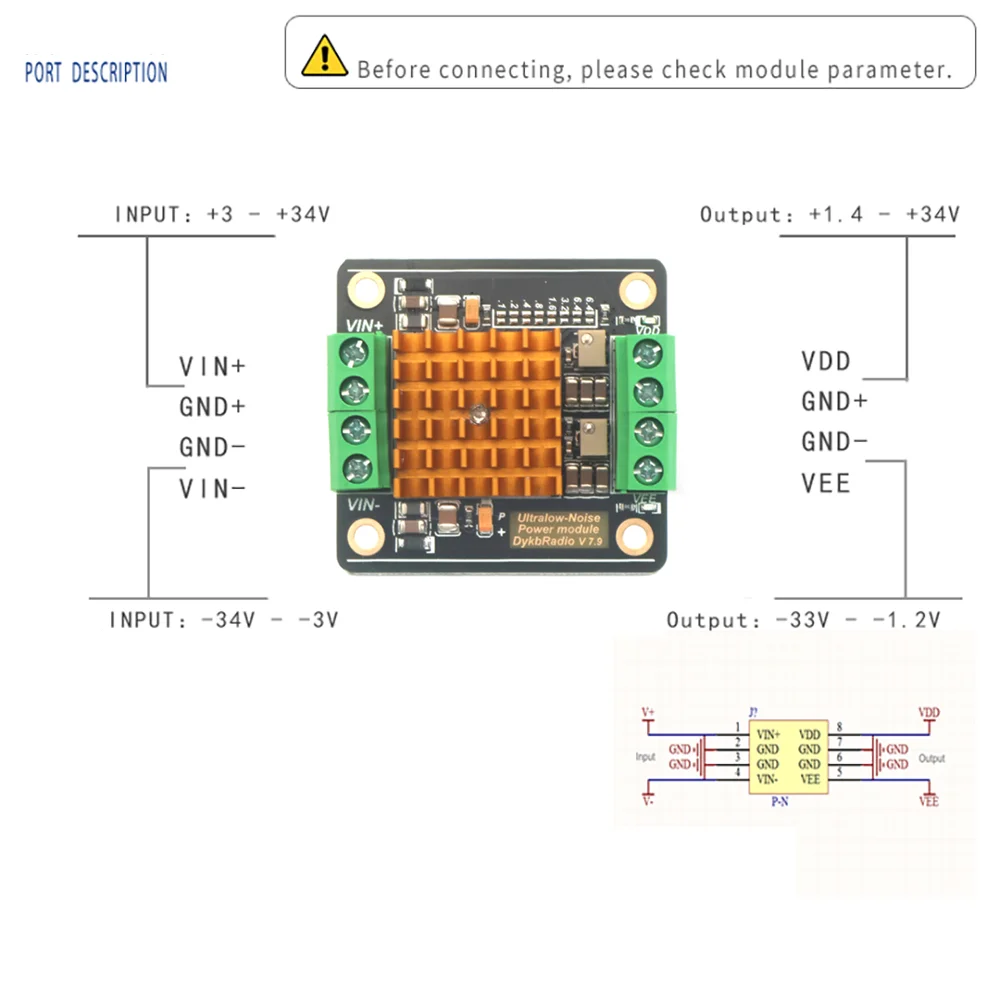 Imagem -02 - Linear Módulo de Alimentação Regulador de Tensão Carro Amplificador de Áudio Dac Adc 3v 5v 12v 15v 19v 24v Tps7a4701 Mais Tps7a3301 rf