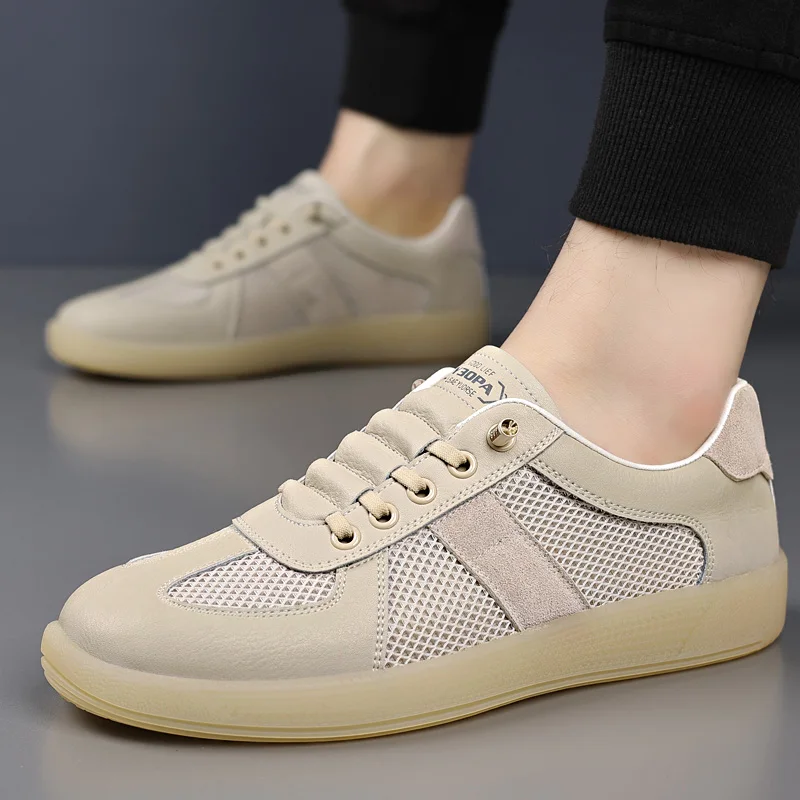 

Модная спортивная обувь для отдыха, дышащие мужские туфли-оксфорды, летние уличные мужские походные туфли на износостойкой подошве