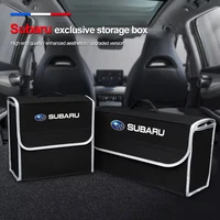 Caja organizadora de maletero de coche, bolsa de almacenamiento de gran capacidad para Subaru STI XV Outback Smart Crosstrek Levorg WRX 2006 Ascent Tribeca
