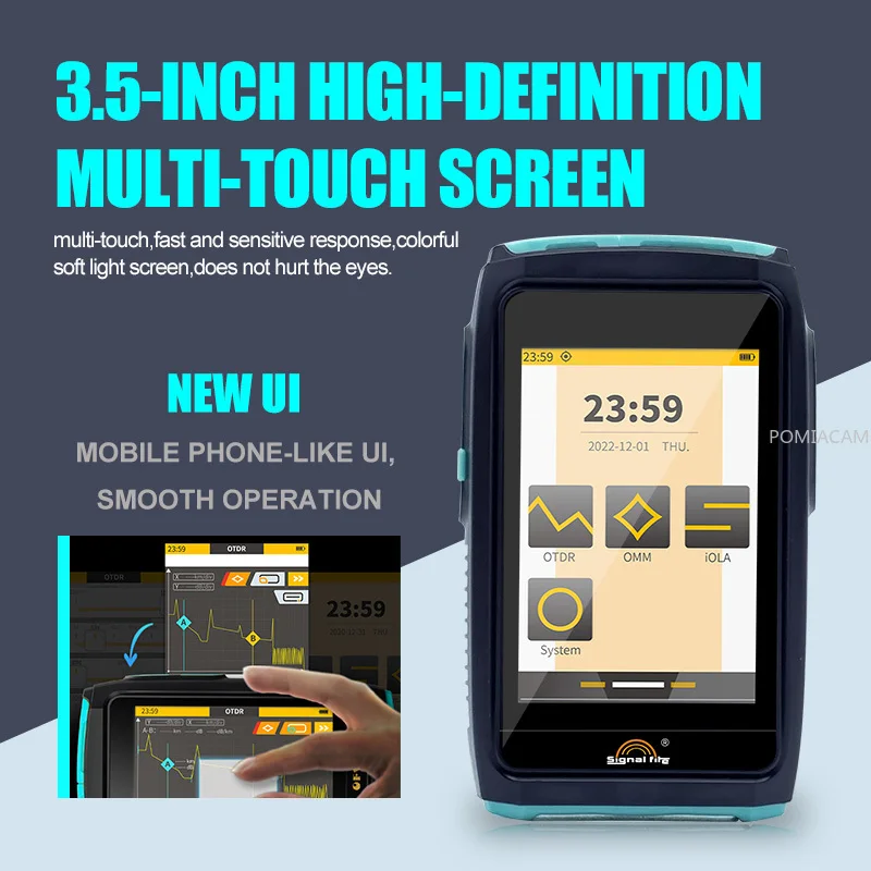 OTDR Fiber Tester 80km Range IOLA Smart Event Detection Live Fiber Testing Portable Optical Network Tool ZS1000-A ZS1000-B