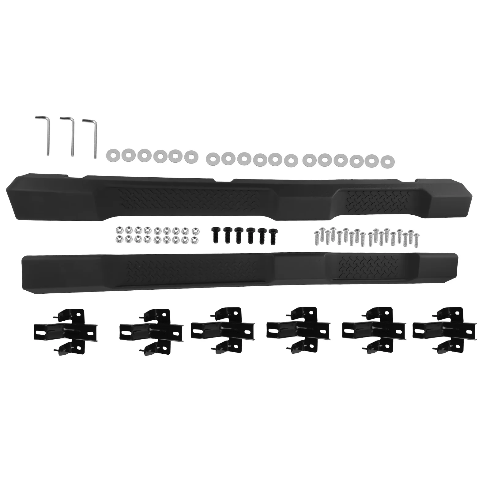 

Running Boards Side Step Bars for Jeep Wrangler JK 4-Door 07-2018 Side Steps