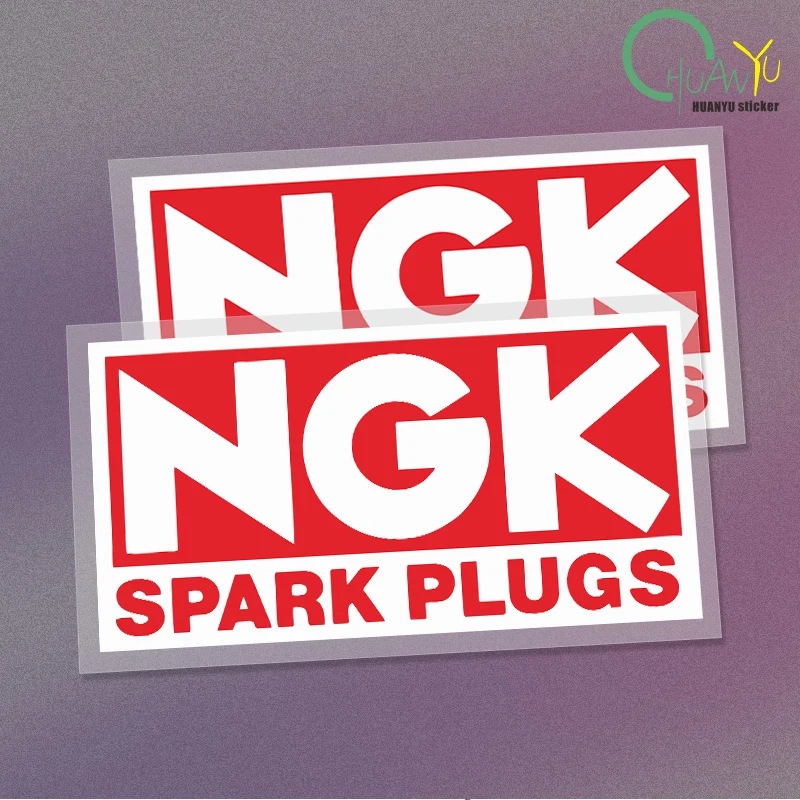 Innovative NGK letter automobile sticker, suitable for waterproof decoration of notebook computers, racing cars, etc