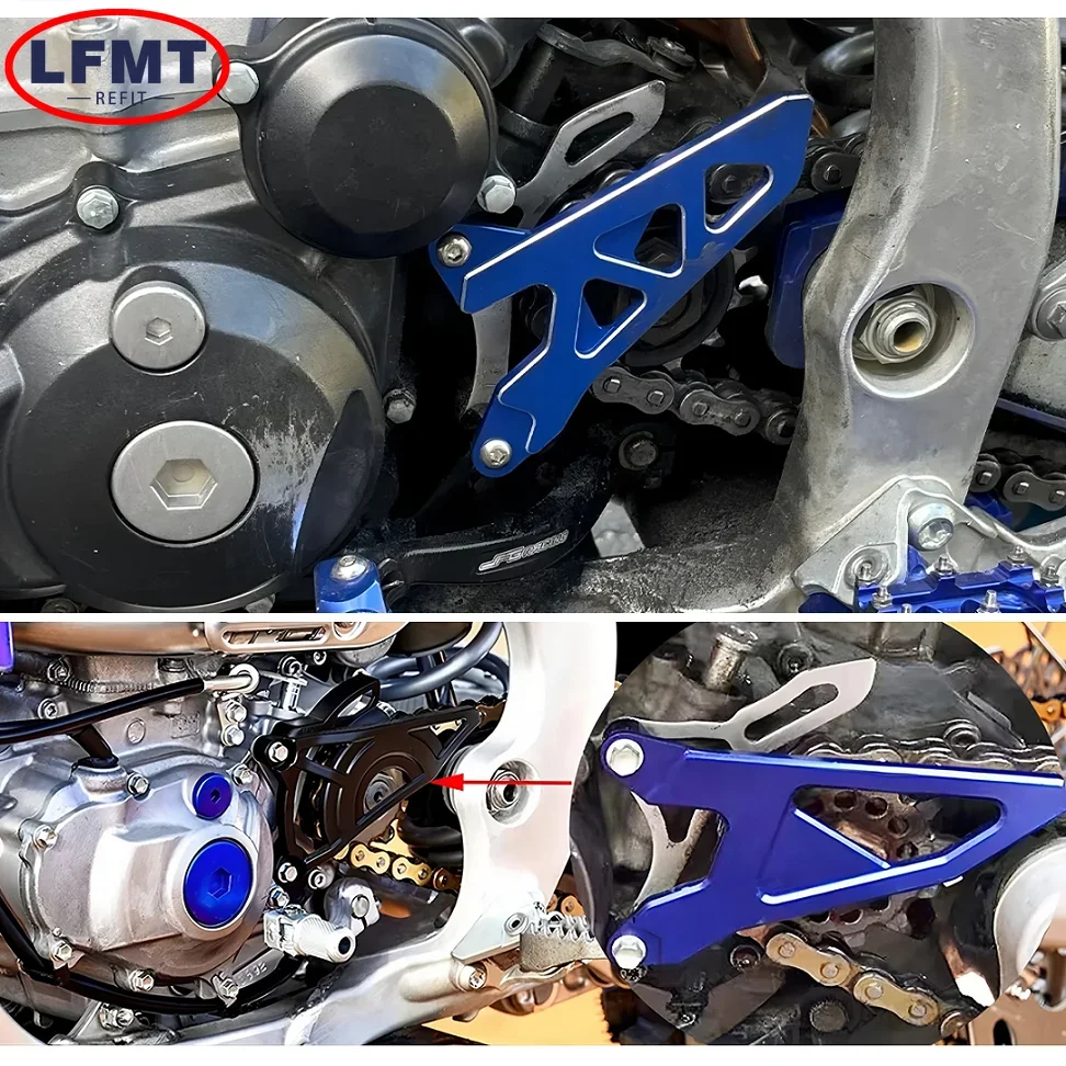 لياماها YZ250 YZ250F YZ250X WR250F YZ450F WR450F YZ WR 250F 250X 450F موتوكروس الجبهة غطاء ضرس سلسلة معدات الحماية