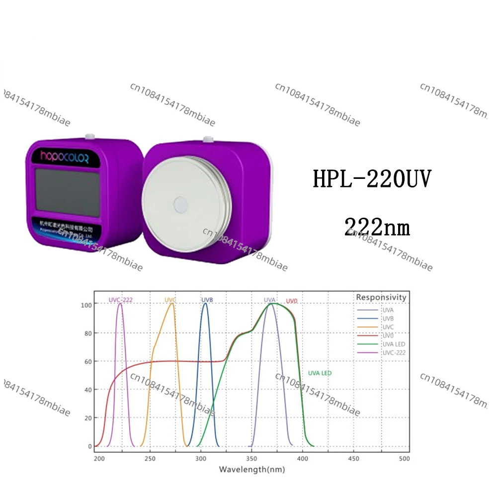 

HPL-220UV 222nm irradiometer light meter