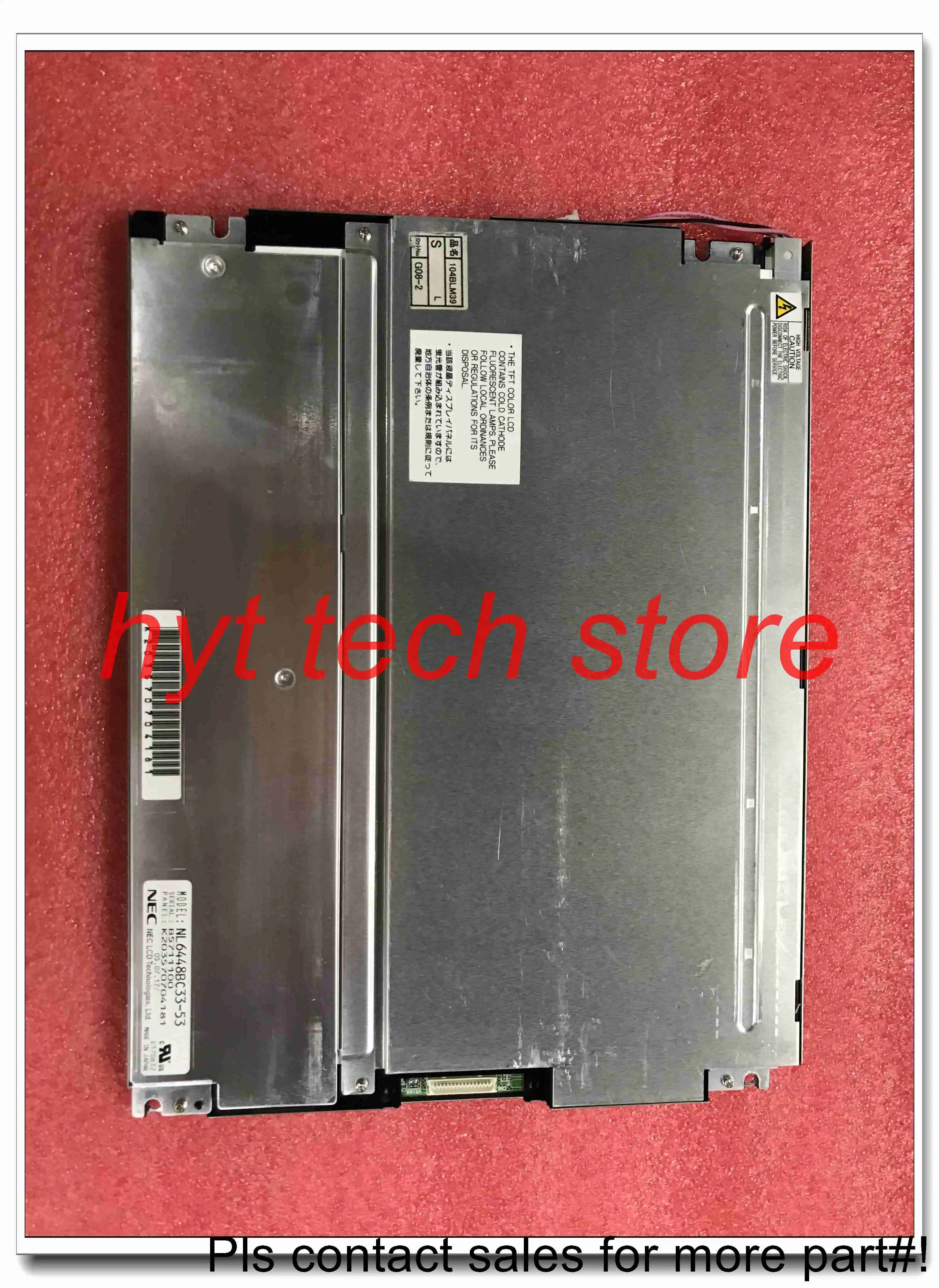 LCD Screen NL6448BC33-53 10.4 inch  640*480  100% tested A+ Grade  before shipment