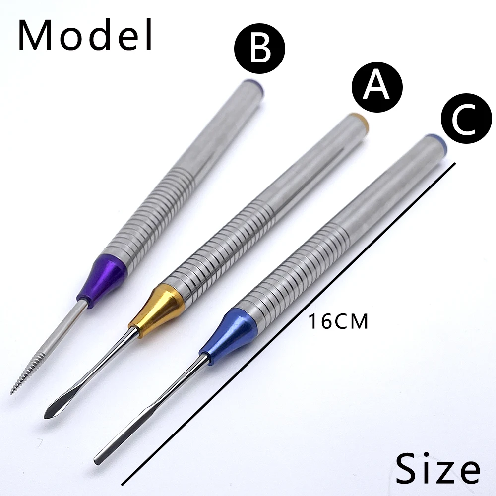 3Pcs Dental Periodontal Instruments Tool Dental Flex Periotome Power Teeth Extraction Set Tooth Extractor Titanium Tip Flexible