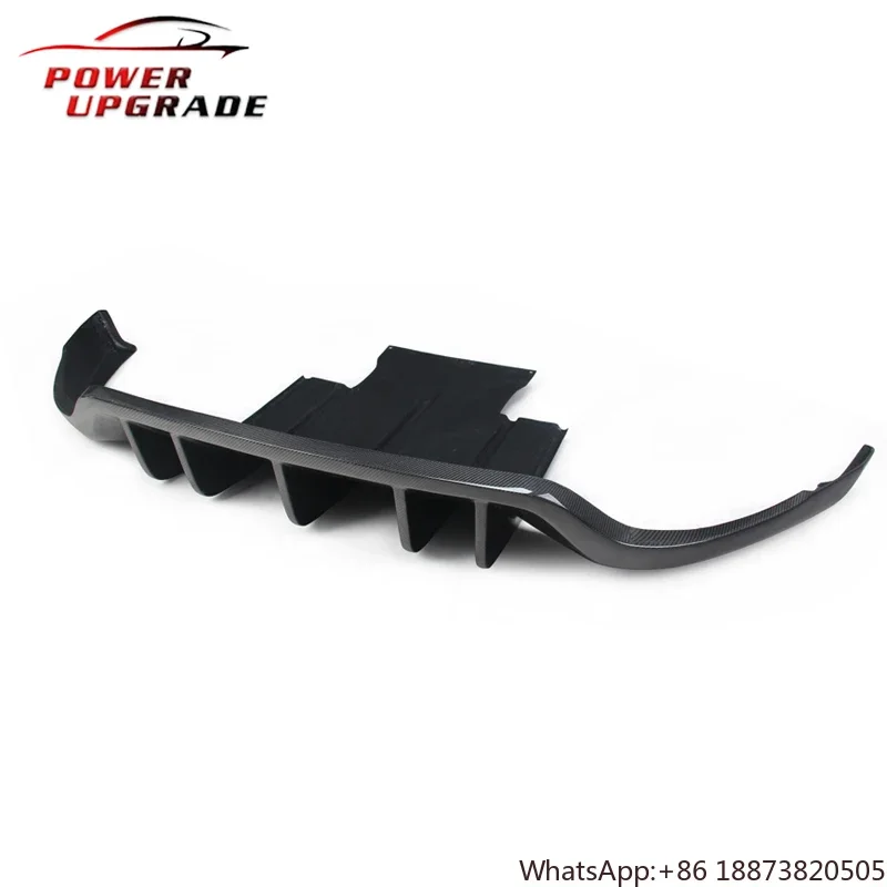 For Maserati Granturismo GT DMC Style Rear Diffuser Carbon Fiber Rear Bumper Lip Spoiler Chin Car Accessories
