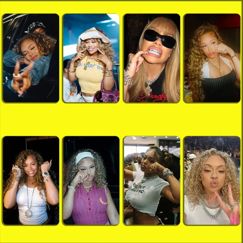 

Singer Rapper L-Latto Card Stickers For Debit Bank Credit Cards Metro Bus Pass Sticker Decoration Cover Skin