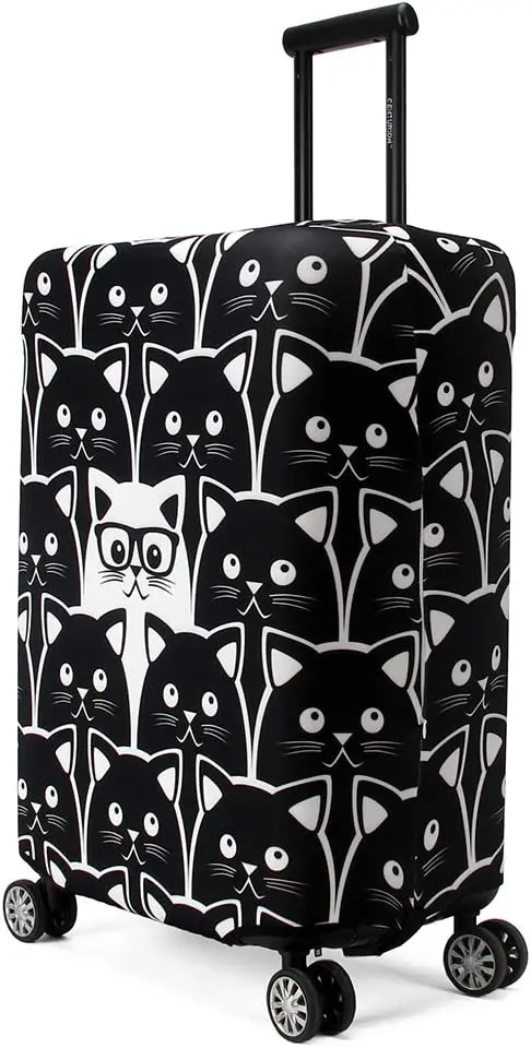 Cat Travel Luggage Protector Suitcase Cover Fit 29-32 Inch Luggage (XL)