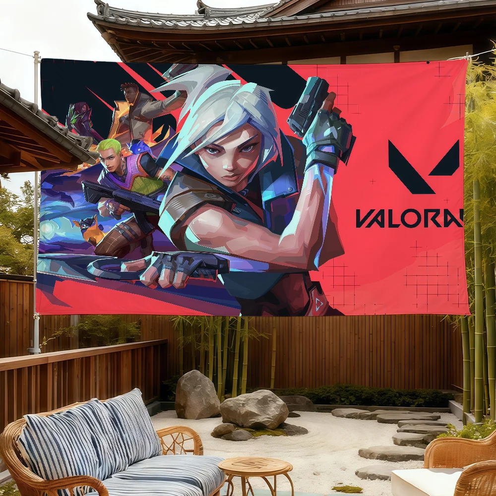 Bandera V-VALORANT-ES, el mejo - Party Games Best reseña y precio