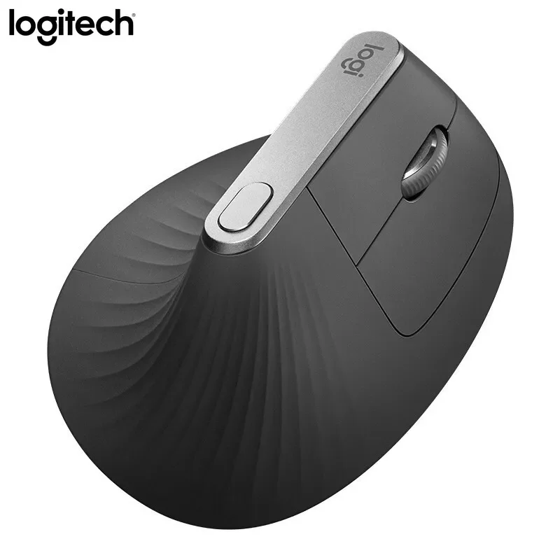 

Logitech MX Vertical Wireless Mouse for Office & Gaming Wireless Ergonomic Mouse 57° Vertical Angle Bluetooth USB Rechargeable