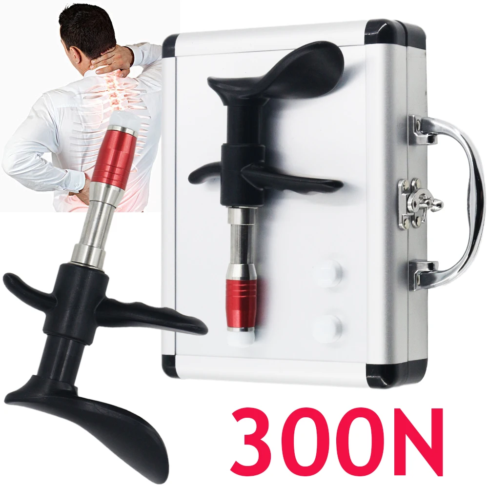Chiropractic Adjusting Tool Spine Correction Instrument For Body Relax Portable Back Massager Stainless Steel Manual Massage Gun