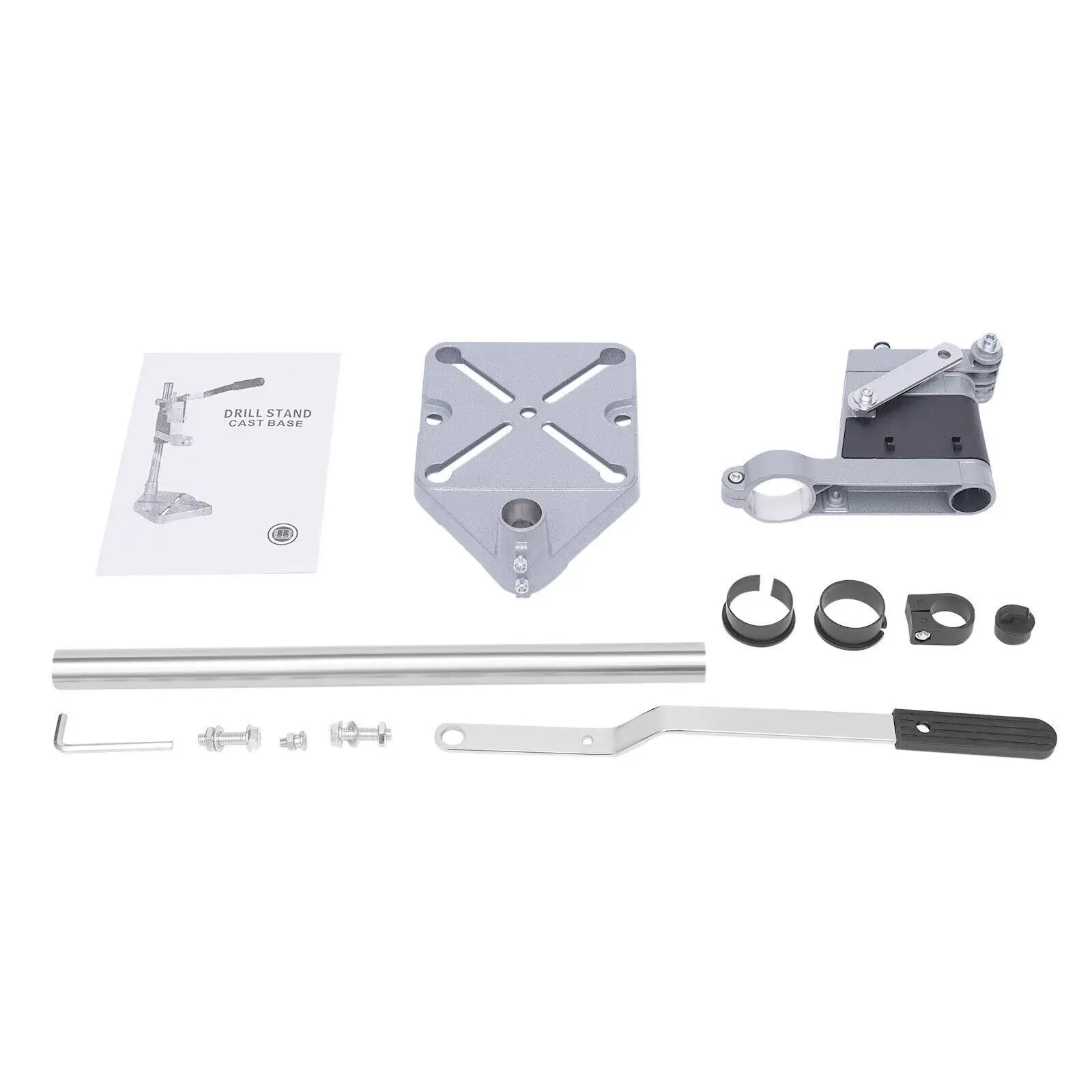 Regulowana wiertarka ręczna stojak na ławkę DIY stół warsztatowy narzędzie do wiercenia z zaciskiem słupkowym
