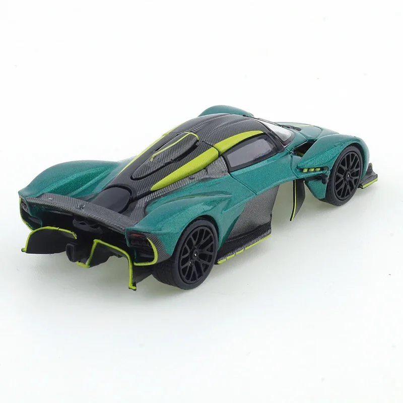 XCARTOYS POPRACE1/64 Alloy Die Cast Car Model Toy ASTON MARTIN Valkyrie- Racing Green Kids Xmas Gift Toys for Boys