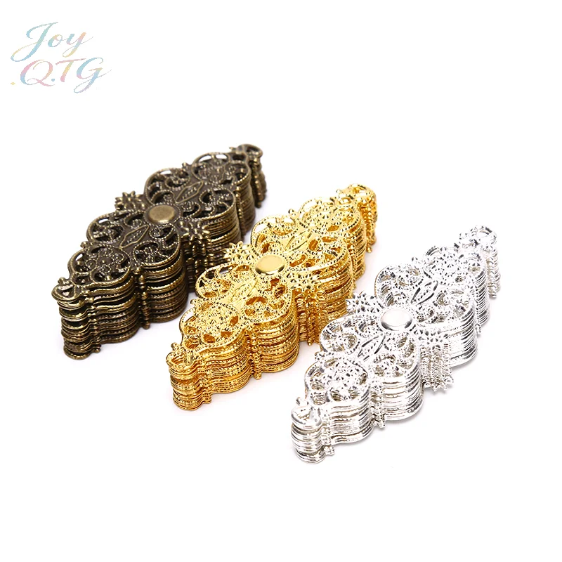 

Hot Sale 20Pcs Filigree Flower Wrap Connector Crafts DIY Embellishments Findings Jewelry