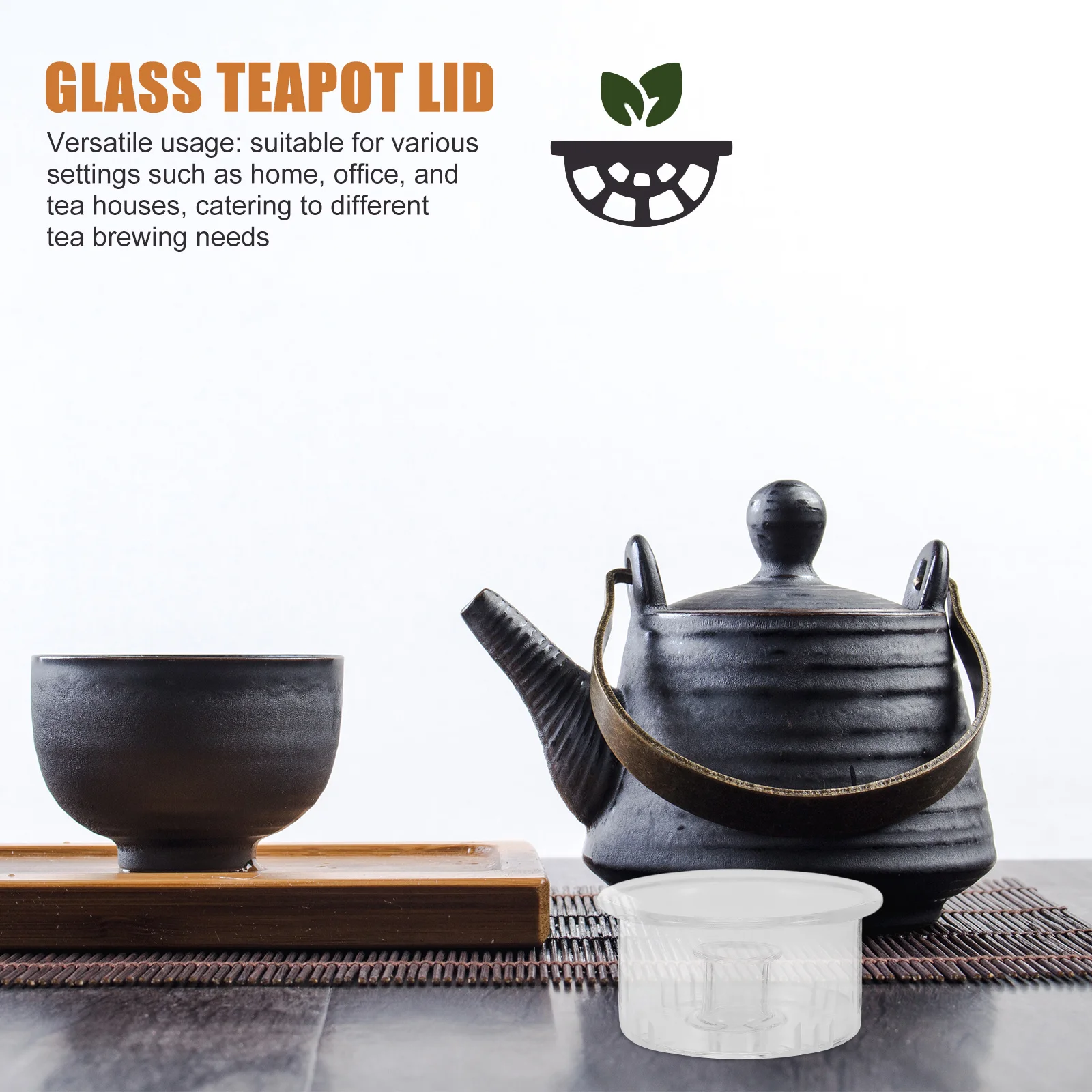 

Glass Tea Infuser Detachable Portable Reusable Replacement Loose Leaf Tea Steeper Brewing Basket for Teapot Mug