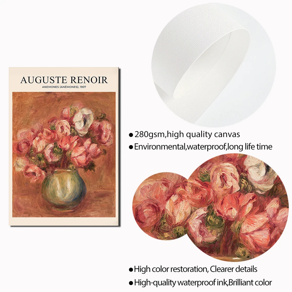 مجموعة المعرض خمر مكونة من 12 مطبوعة جدار الفن زهرة السوق ماتيس باوهاوس المشارك مجردة قماش اللوحة الشمال ديكور المنزل