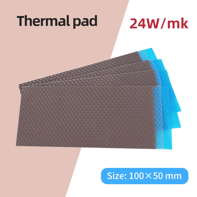 

Силиконовая термопрокладка 24 Вт/МК 100*100 100*50 0,5 1,0 1,5 2,0 2,5 3,0 мм термопрокладка для радиатора процессора Gpu