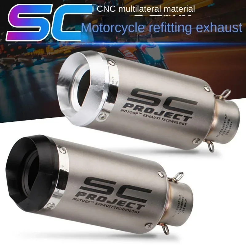 Motorcycle Modification Exhaust Pipe 250sr Racing Version 400nk Duke390 Cbr650 SC Exhaust Modification