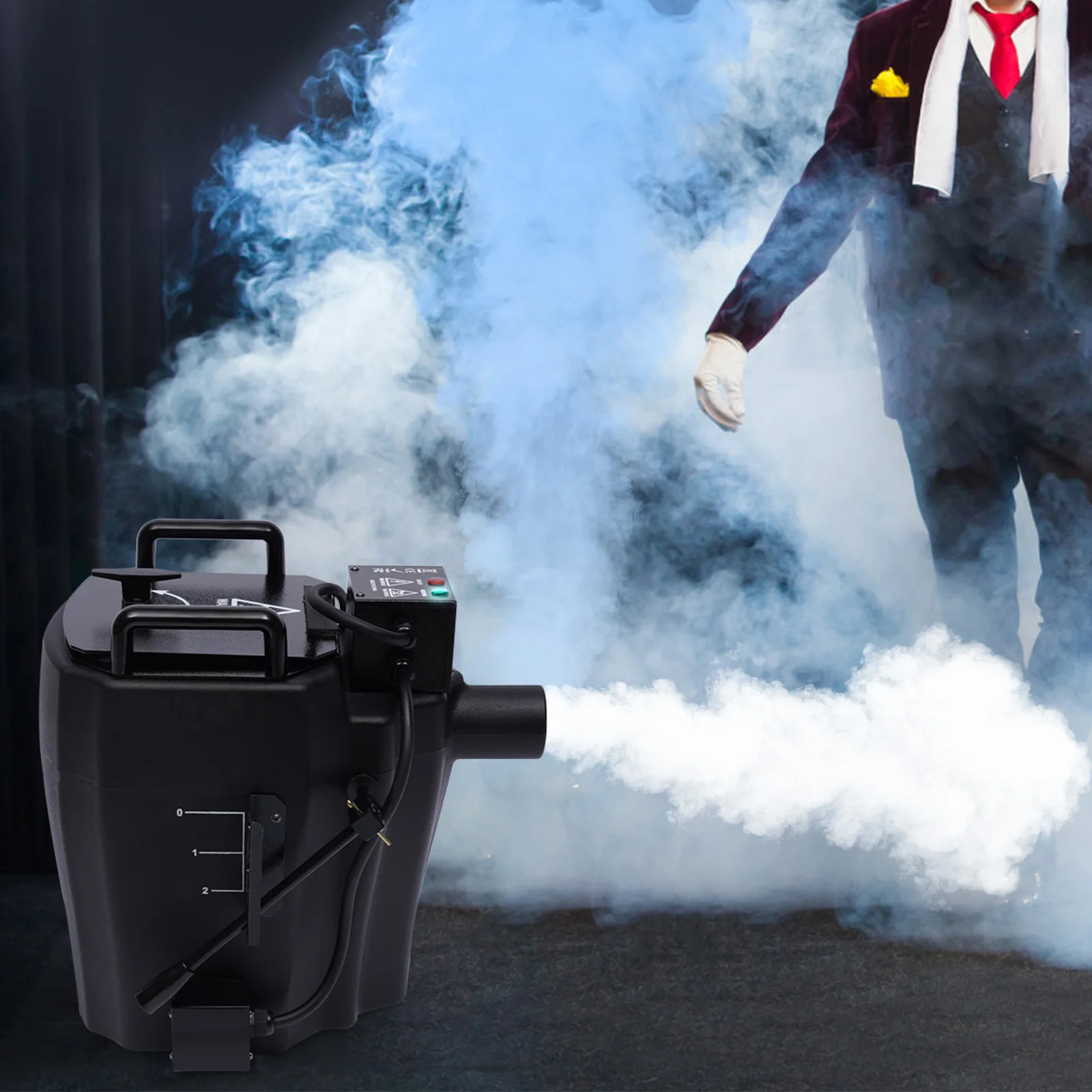 3500 واط آلة الضباب آلة صنع الثلج الجاف DJ آلة صنع الثلج الجاف الضباب الخالق 150m2 غطاء بار آلة دخان الثلج الجاف