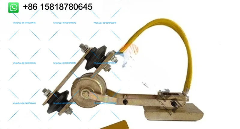 Crane track lightning protection insulation grounding shoe flatbed ZHJDX-10 sliding grounding power supply device