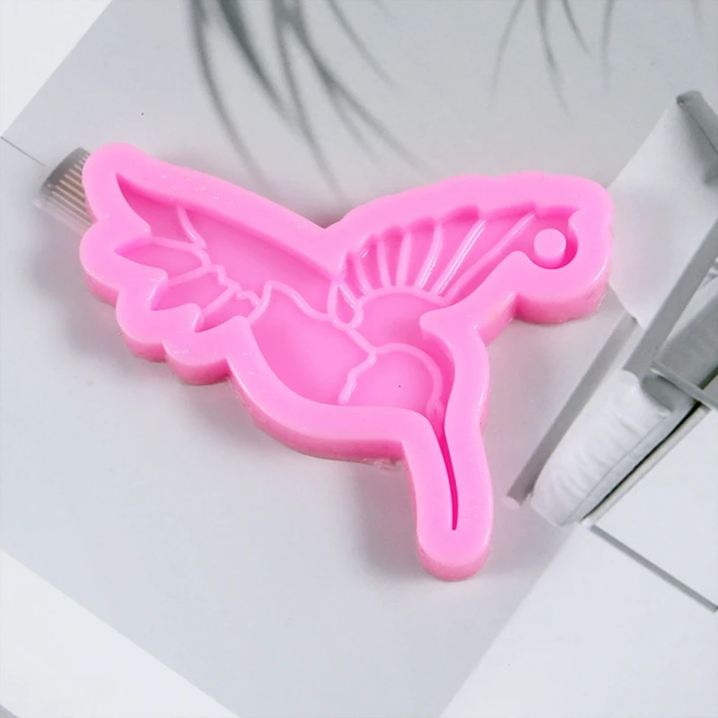 

DIY Keychain Pendant Silicone Mold Crystal Epoxy Resin Casting Mould Keychain Pendants Jewelry Making Mold Accessories