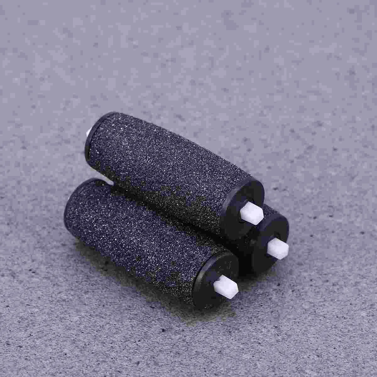 

4 Extra Coarse Replacement Roller Refill Heads for Electronic Foot File Foot File Roller Roller for Pedi