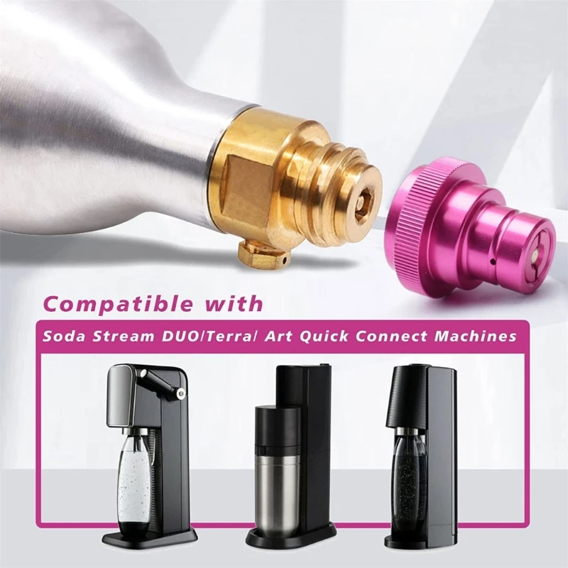 Quick Adapter CO2 Cylinders Refill Adapter Maker Valves Refill Accessories