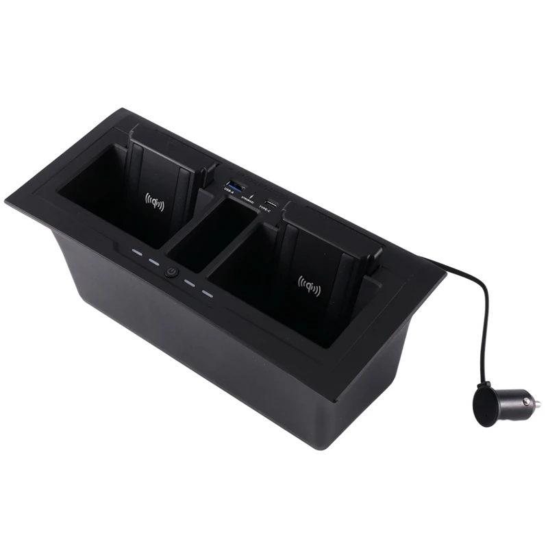 

15W Car Wireless Charger Parts Accessories Cordless Charge Board Fast Charging For Land Rover Defender 90 110 2020-2023