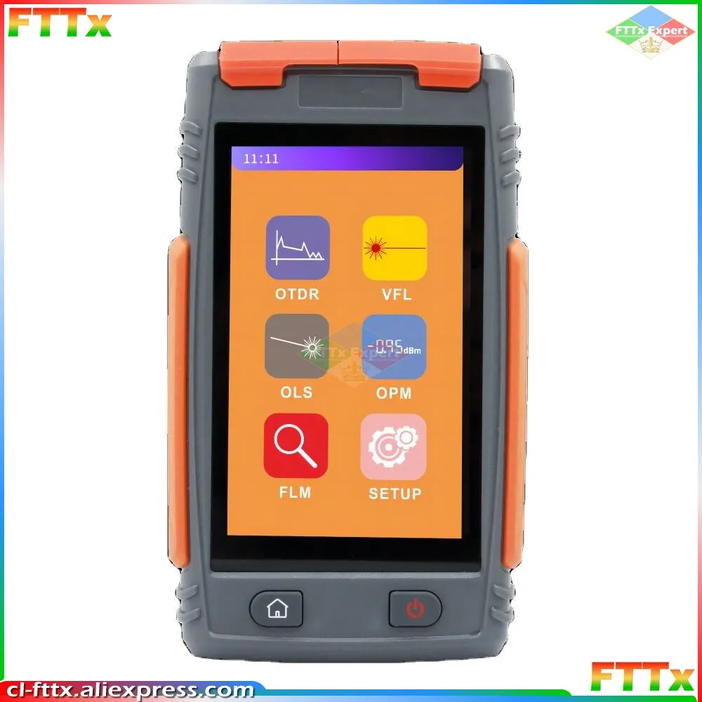 

Grandway MINI OTDR Fiber Optic Reflectometer 4 inch touch screen multiple funtion include OPM,OLS,VFL, FLM