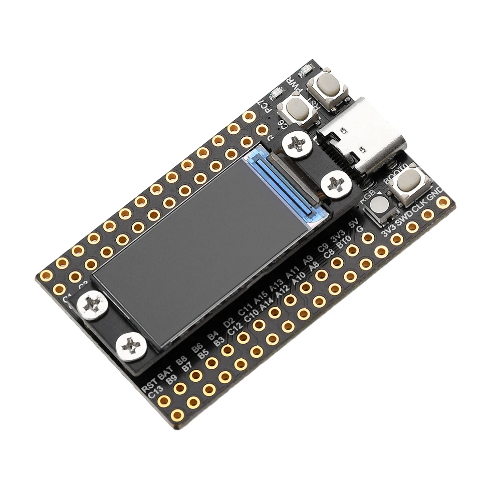 STM32F103RCT6 Mini Microcontroller Development Board With 0.96 Inch LCD Screen Flash Minimum System Board