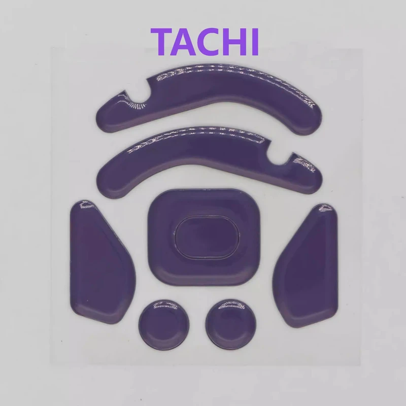 1 Set PTFE Anti-Collapse Arc-Edged Mouse Skate For Lamzu Paro Maya Tachi Similar To Obsidian Air Purple Haze Mouse Feet Glides