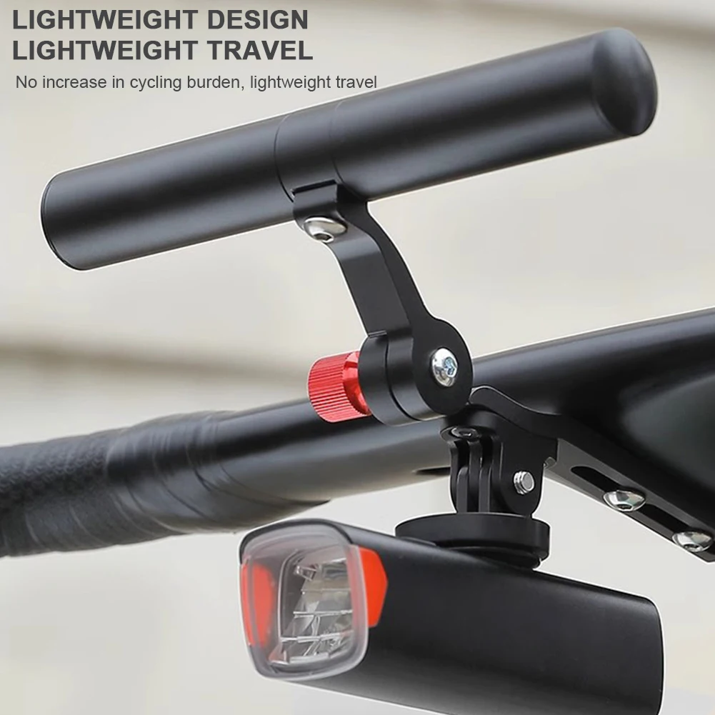 Bicycle Handlebar Extension Bracket Alloys Bike Handlebar Extender Lightweight Bike GPS Support Rack for Speedometer Headlight