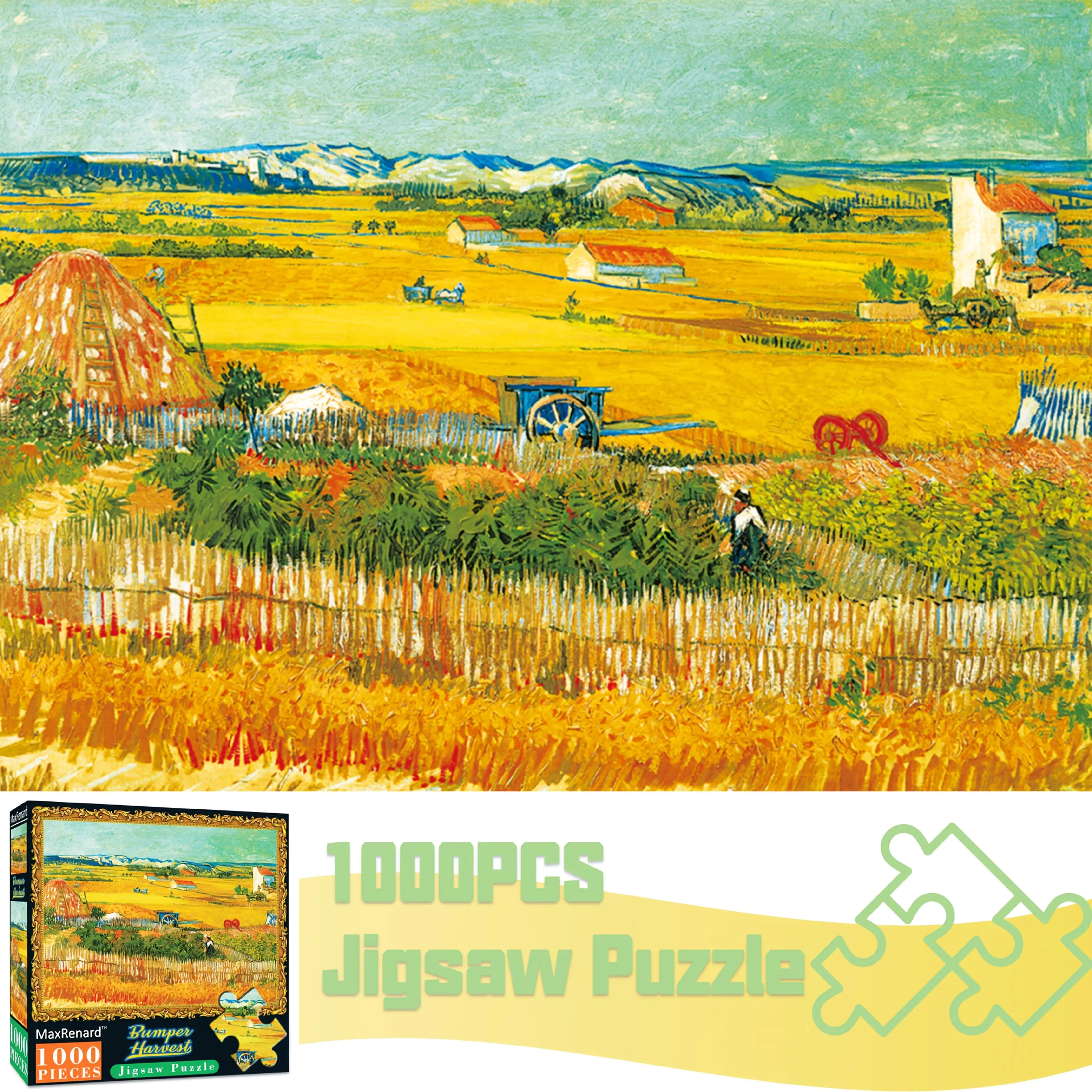 Jigsaw Puzzle 1000 Pieces-Bumper Harvest - Fine Art Collection Toy- Family Game- Home Wall Decoration- Fit Together Perfectly