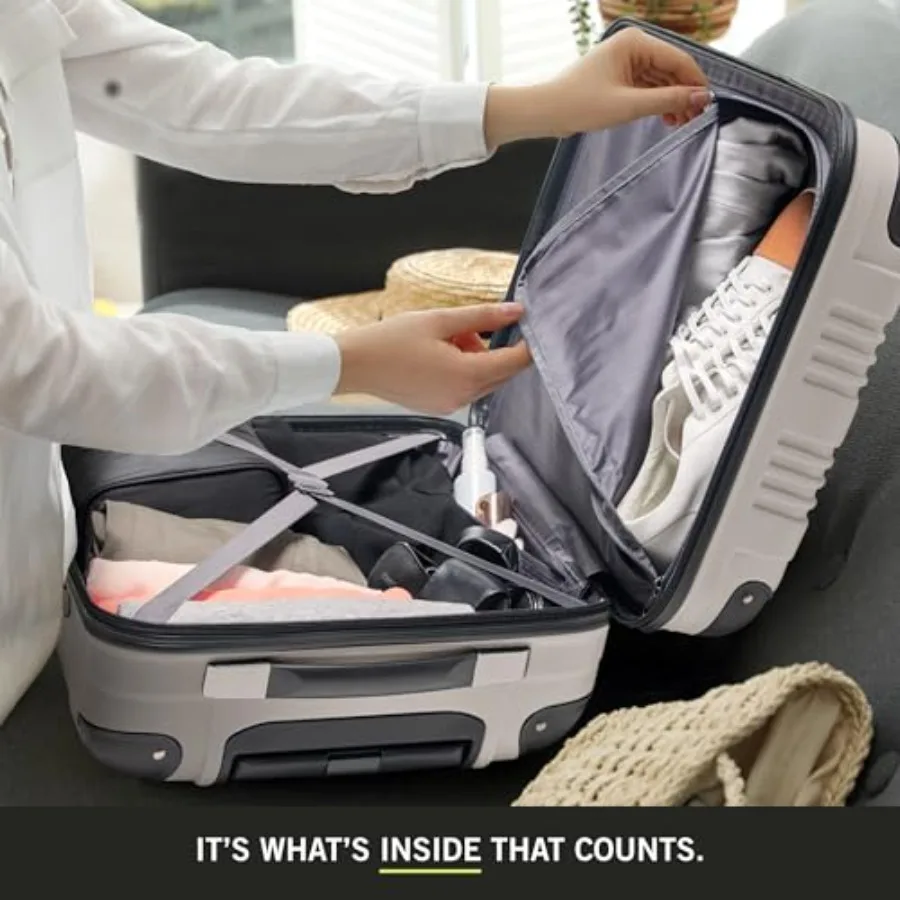 Out of Bounds Lightweight Hardshell 4-Wheel Spinner Luggage - Image 6